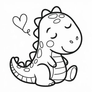 dino kleurplaat gratis