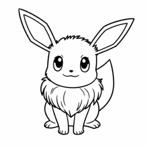 eevee pokemon kleurplaat
