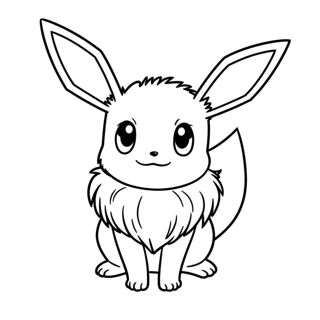 eevee pokemon coloring pages