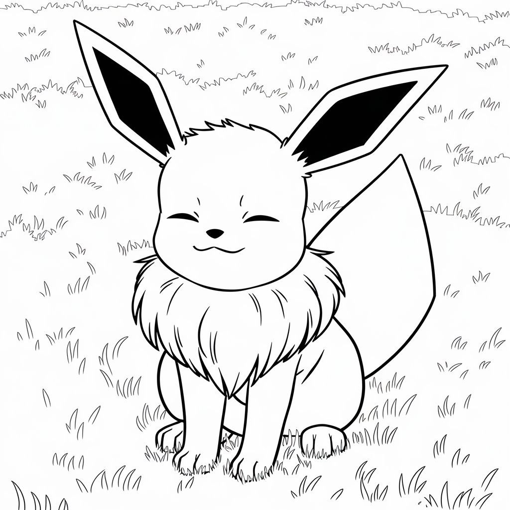 pokemon coloring pages eevee