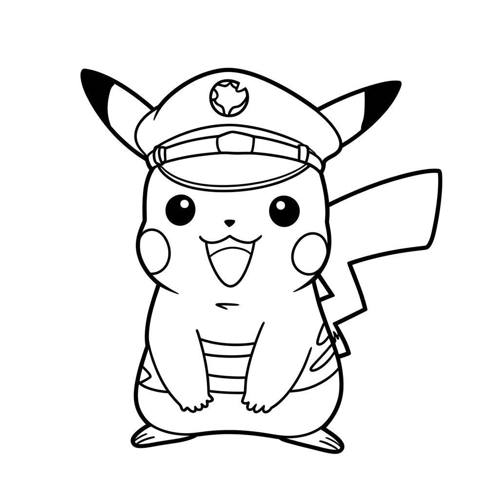 pokemon coloring pages pikachu