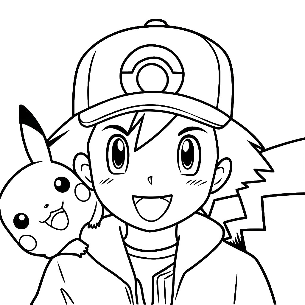 coloring pages pikachu