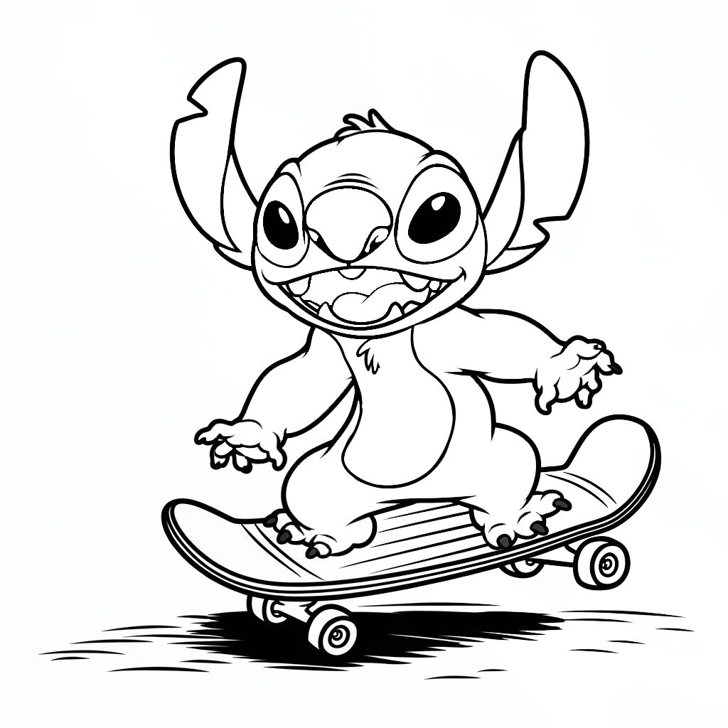 angel stitch kleurplaat