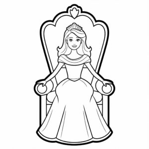 barbie színező oldal ingyenes