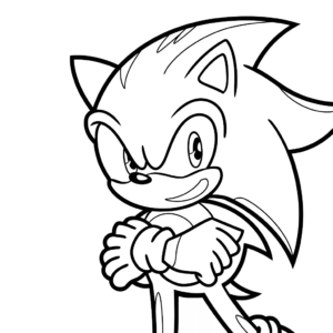 coloriages sonic à imprimer