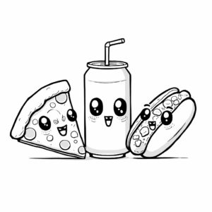 dessin kawaii coloriage à imprimer