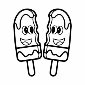 coloriage à imprimer glace