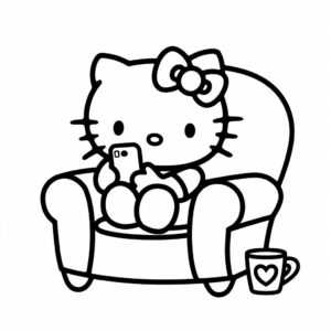 kuromi hello kitty ausmalbilder