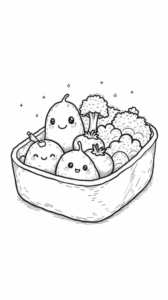 dessin kawaii coloriage