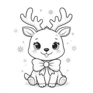 kerst kleurplaat makkelijk