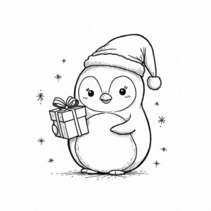 kerst kleurplaat peuters