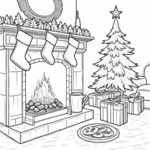 kerst kleurplaat volwassenen