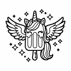 coloriage glace facile