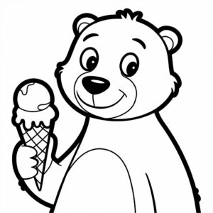 coloriage stitch glace