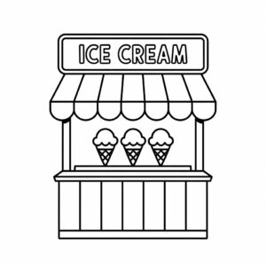 coloriage glace chat