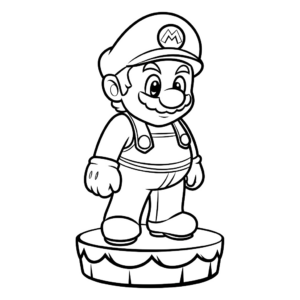 disegni da colorare di super mario