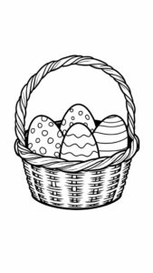 oeuf de pâques coloriage