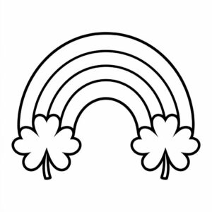 farvelægtningsark regnbuen