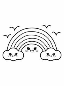 udskriv farveskema regnbuen