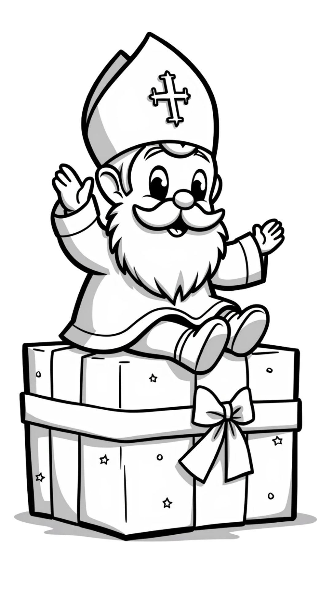 kleurplaat sinterklaas moeilijk