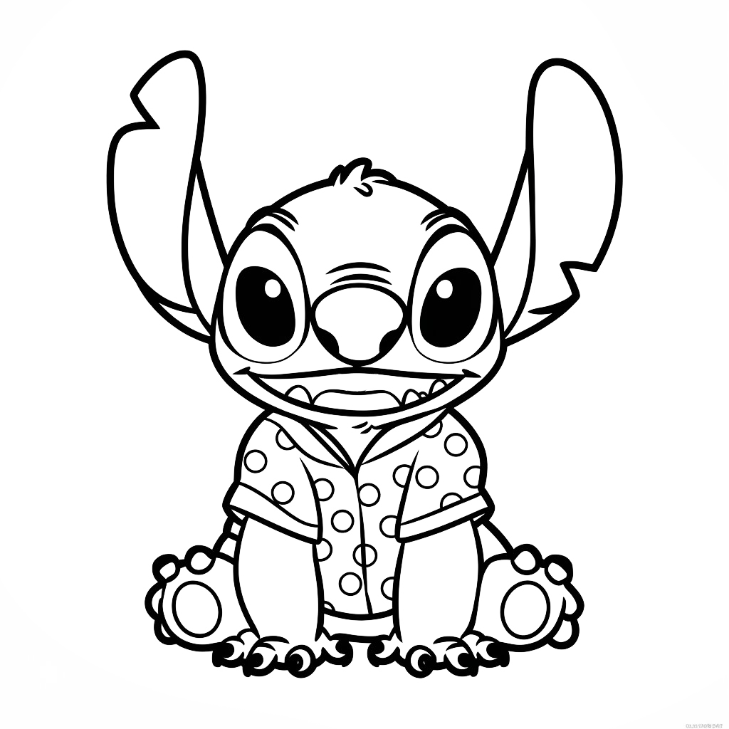 coloring pages of stitch