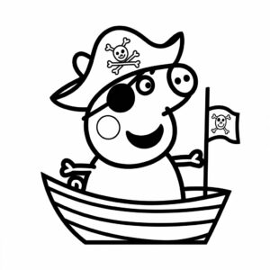 peppa malac színező oldal