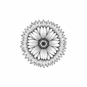 kleurplaat volwassenen bloemen