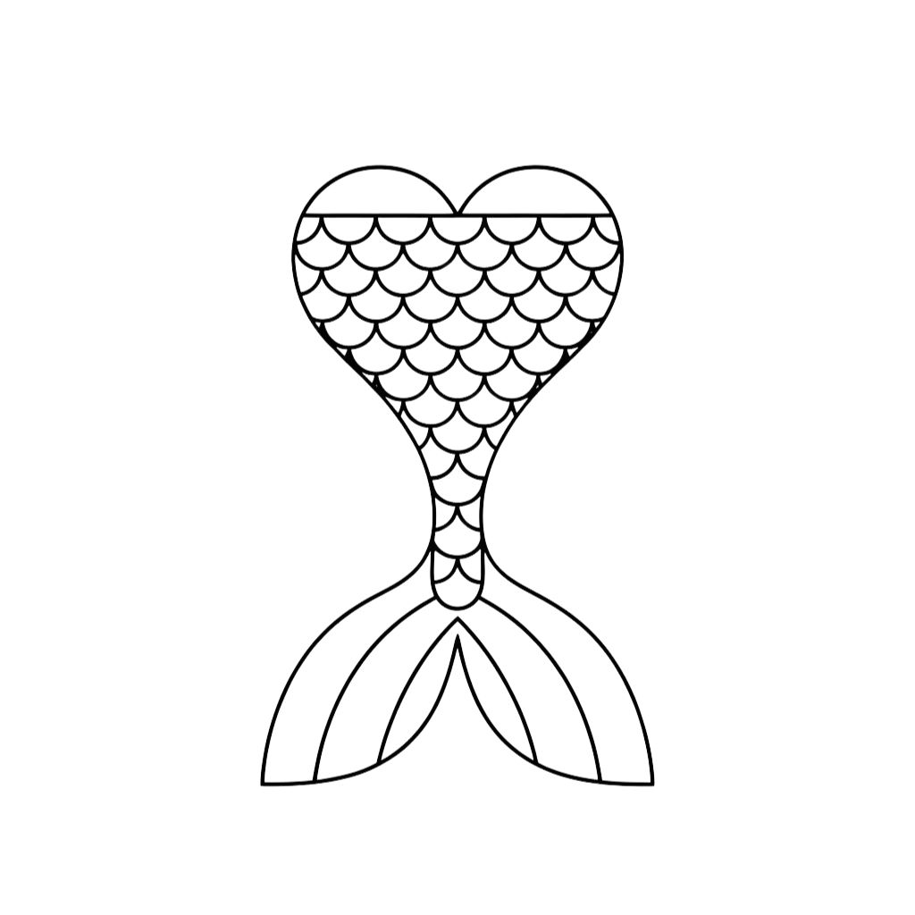 kleurplaat zeemeermin