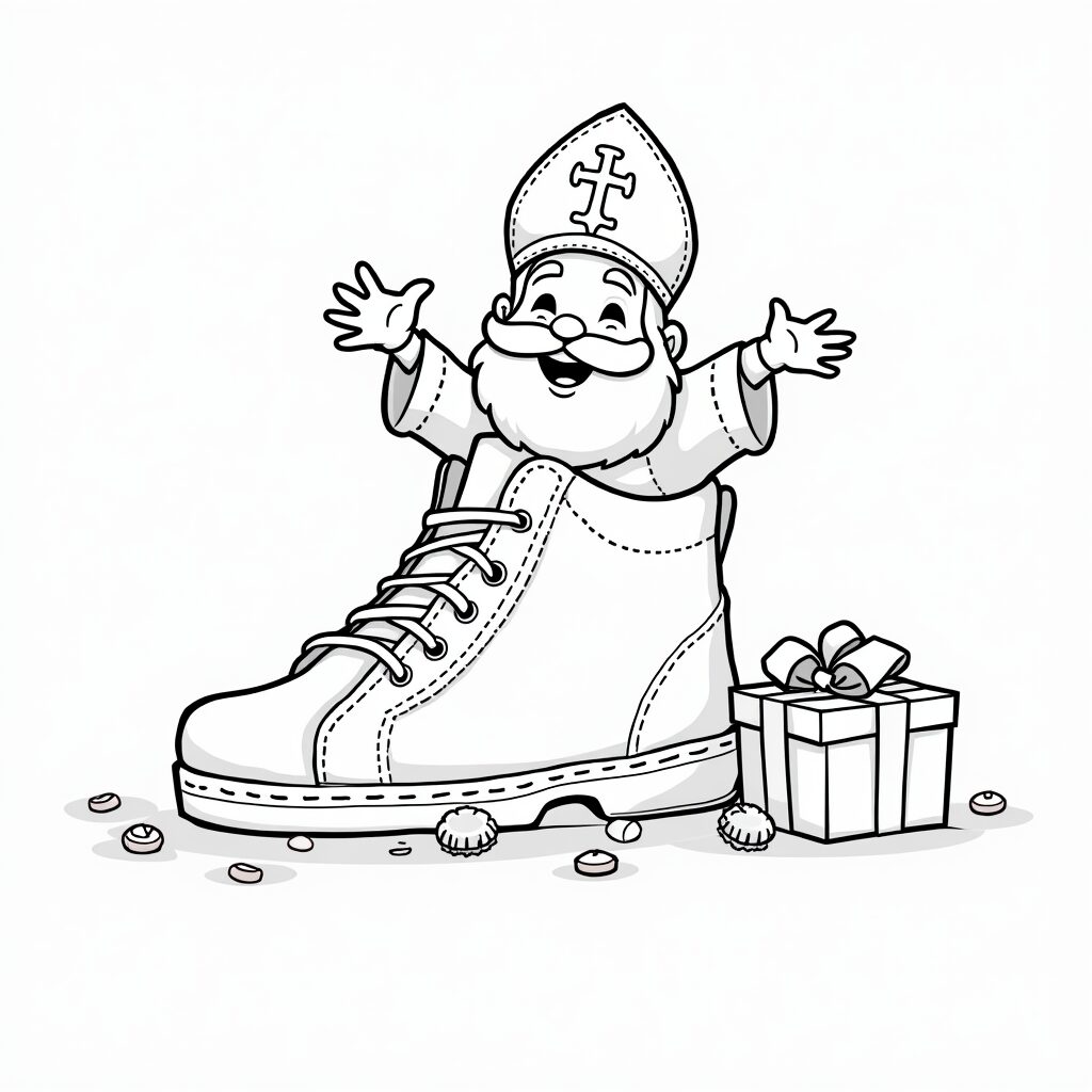 kleurplaten printen sinterklaas