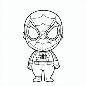kleurplaten van spiderman