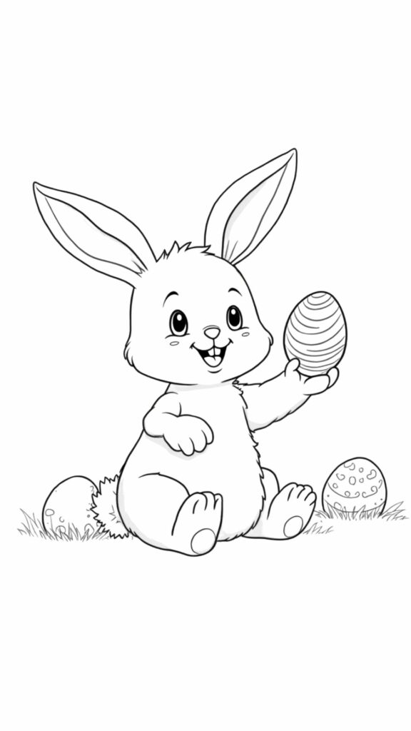 disegni da stampare e colorare di pasqua