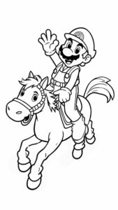 free mario coloring pages
