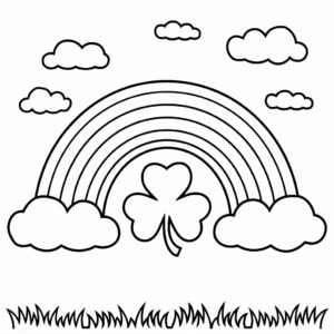 farverige tegning til at udskrive og farvelægge