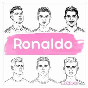 Kleurplaat ronaldo