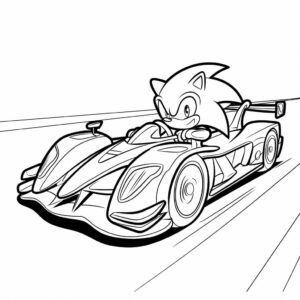 sonic tekenen in stappen