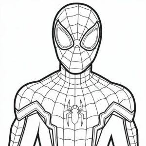 disegno da colorare spiderman
