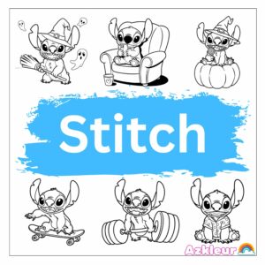 Stitch Kleurplaat