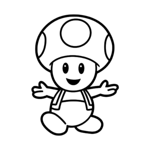 tutti i personaggi di super mario da colorare