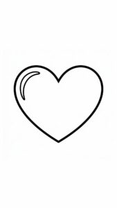tekening hartje