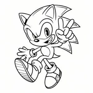 tekening sonic