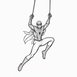 tekening spiderman gratis