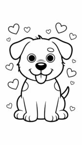 tekening van een hartje​