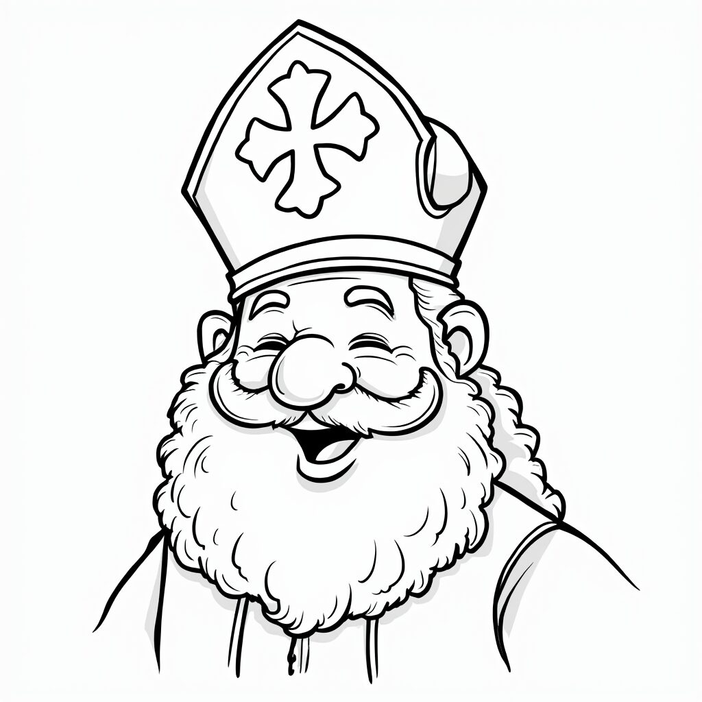 welkom sinterklaas kleurplaat