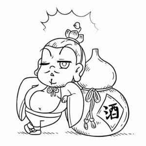 Alle personages uit de Ne Zha-film – gratis printbare kleurplaten