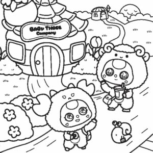 Baby Three en zijn vriendjes free