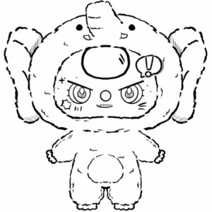 Baby three kleurplaten voor kinderen