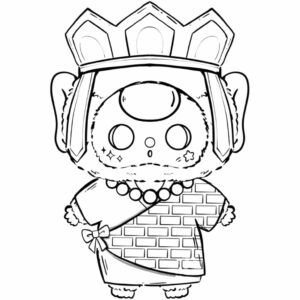 Baby three tekeningen gratis downloaden