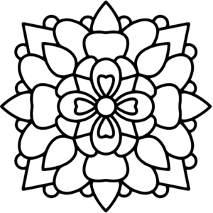 Blumen Mandalas Ausmalbilder