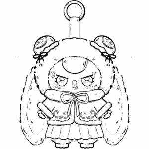 Download en kleur baby three