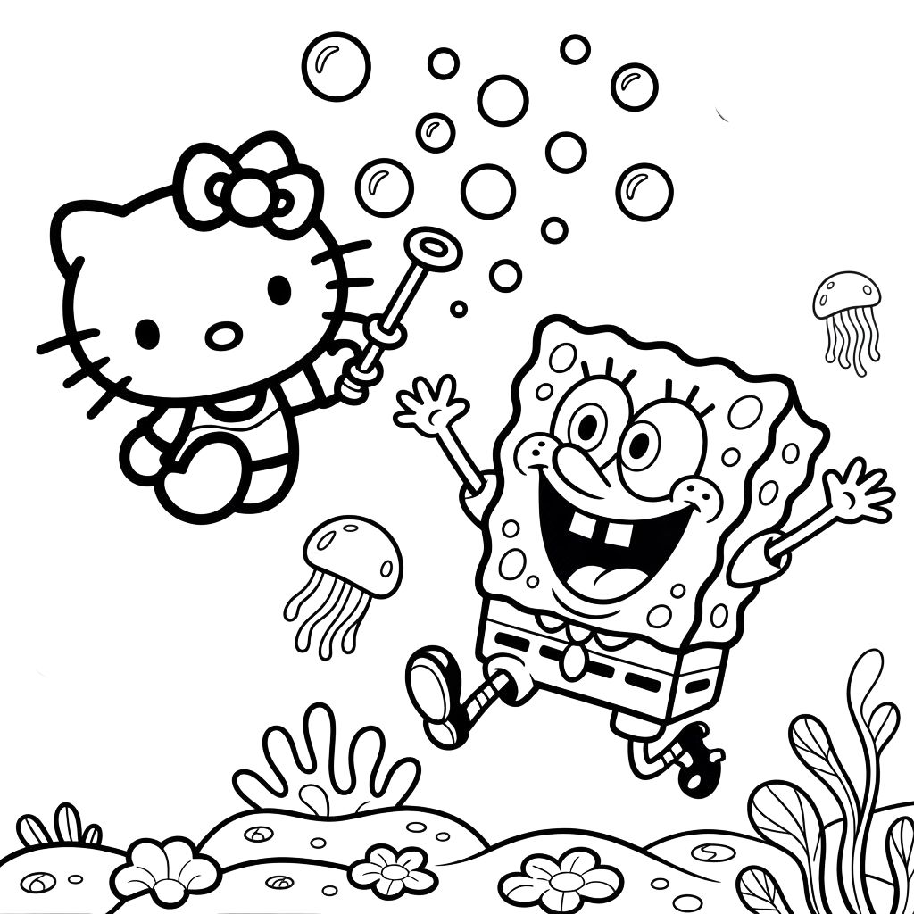Free To Print Hello Kitty ; Friends Coloring Pages Ideas